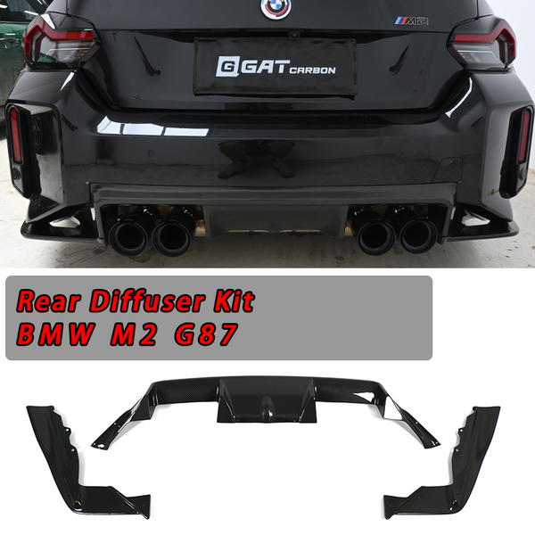 Dry Carbon Fiber 3D Style Rear Diffuser For BMW M2 G87 2023+