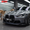 For BMW M3 M4 G80 G82 2021+ Dry Carbon Fiber A Style Front Lip