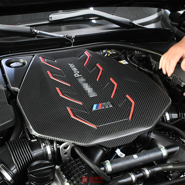 For BMW G90 M5 2023+ Carbon Fiber Engine Cover