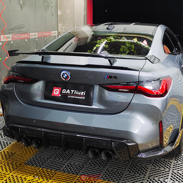 For BMW M3 G80 M4 G82 2021+ MP Style Dry Carbon Fiber Rear Spoiler