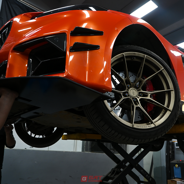 Dry Carbon Fiber Front Bumper Vent Set C-T Style For BMW M2 G87 2023+