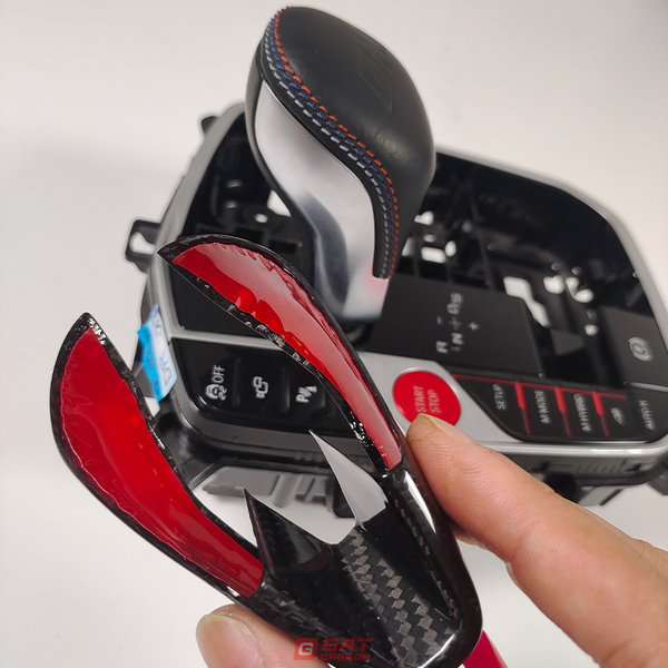 Dry Carbon Fiber Gear Shift Cover For BMW M2 M3 M4/X3M X4M X5M X6M Lci/XM Gear Selector Cover Knob Trim