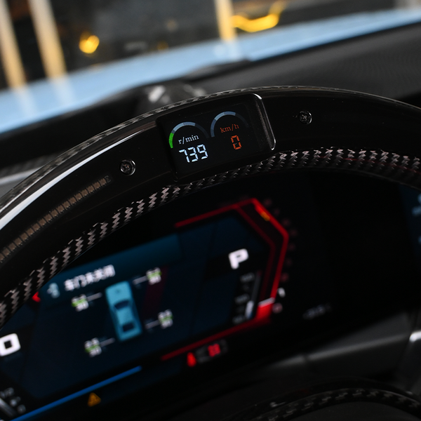 Dry Carbon Fiber Steering Wheel With LED Screen Display For BMW G80 M3 G82 M4 G87 M2