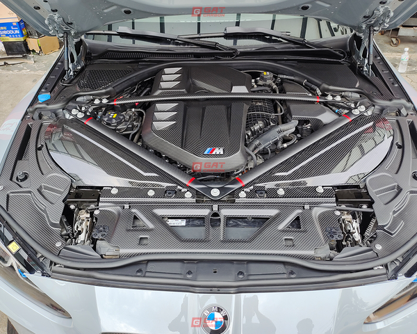 Dry Carbon Fiber Engine Strut Bar For BMW G80 M3 G82 G83 M4 G87 M2