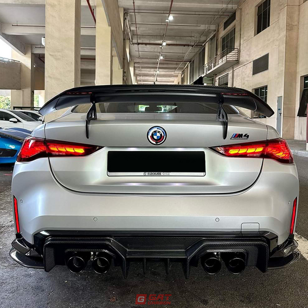 For BMW M4 G82 A Style Rear Spoiler Dry Carbon Fiber
