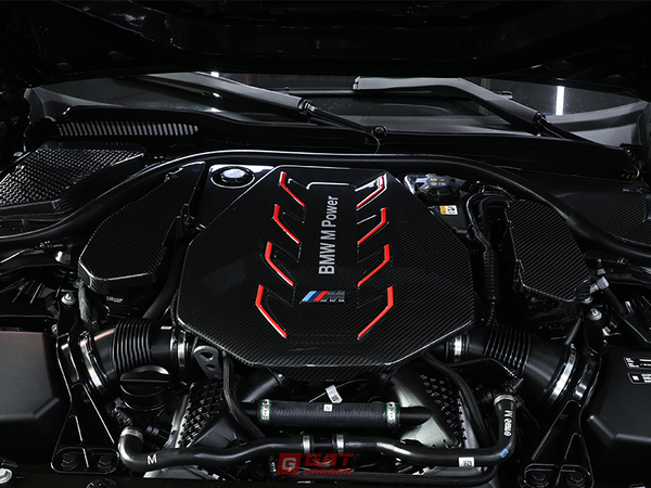 Dry Carbon Fiber ECU Battery Terminal Cover For BMW G90 M5