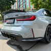 Dry Carbon Fiber Rear Diffuser Frame Upper Strip For BMW G80 M3 G82 M4 2021+ 3pcs