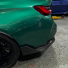 For BMW G80 M3 G82 G83 M4 Dry Carbon Fiber MP Style Rear Splitter Set