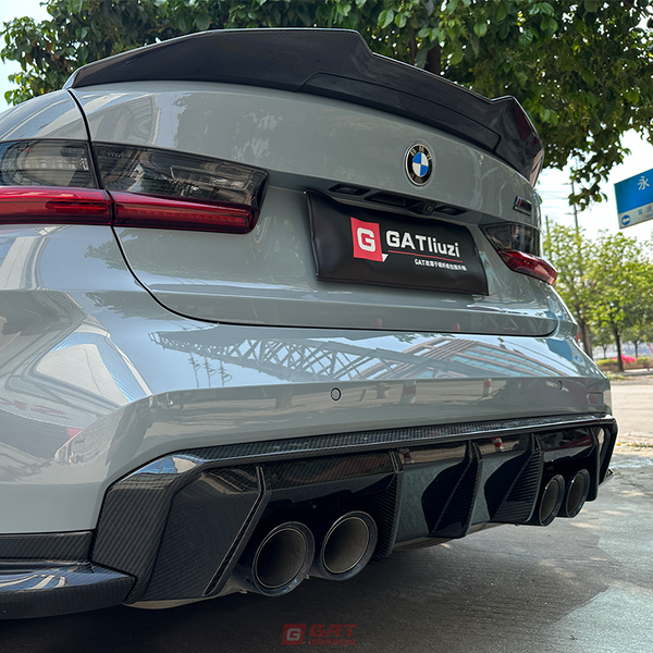For BMW M3 G80 M4 G82 2021+ Carbon Fiber Rear Diffuser MP Style