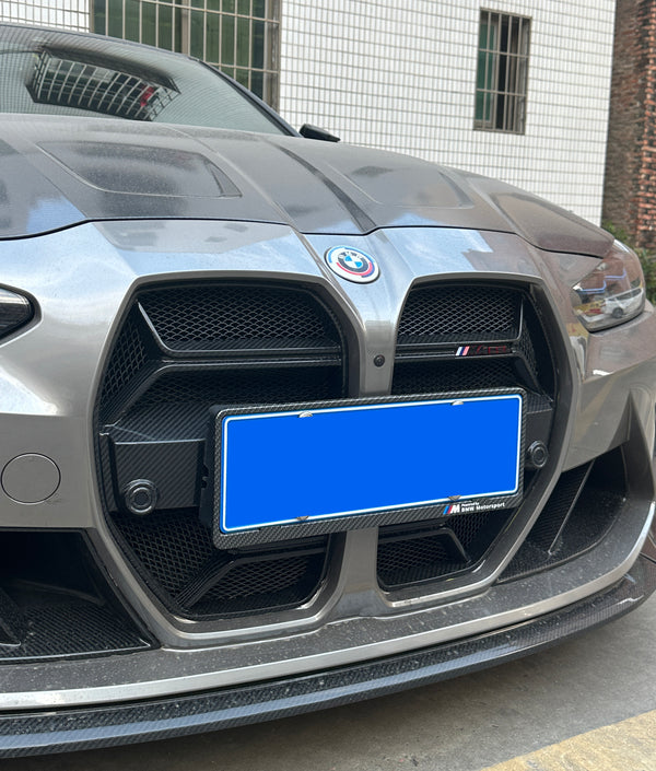 Dry Carbon Fiber Front Grille CLS Style For BMW M3 M4 G80 G82 G83 2021+