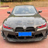 For BMW M3 M4 G80 G82 2021+ Dry Carbon Fiber MP Style Front Lip