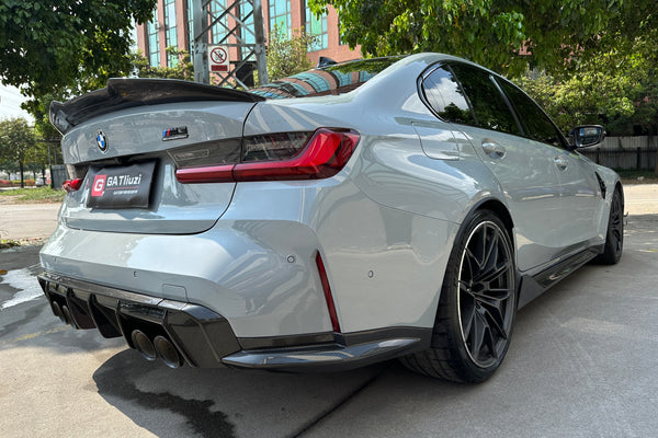 For BMW G80 M3 G82 G83 M4 OEM Style Rear Splitter Dry Carbon Fiber