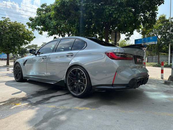 For BMW G80 M3 G82 G83 M4 OEM Style Rear Splitter Dry Carbon Fiber