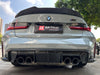 For BMW M3 G80 M4 G82 2021+ Carbon Fiber Rear Diffuser MP Style