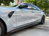 2Pcs/Set Side Skirt OEM Style For BMW M3 G80 M4 G82 2021+ Dry Carbon Fiber