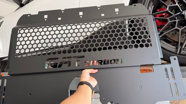 Aluminum Alloy Oil Cooler Protection Plate For BMW G80M3 G82G83M4 G87M2 2021-IN Engine Motor Lower Bottom Protection Cover