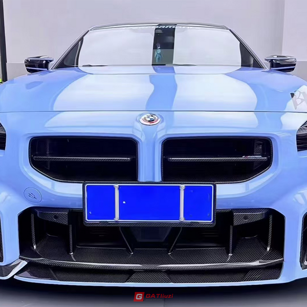 Dry Carbon Fiber OEM Style Front Center Bumper Grille For BMW M2 G87 2023+ Low Grille