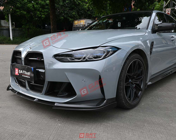 Dry Carbon Fiber 3D Style Front Lip For BMW M3 M4 G80 G82