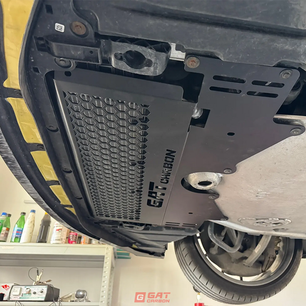 Aluminum Alloy Oil Cooler Protection Plate For BMW G80M3 G82G83M4 G87M2 2021-IN Engine Motor Lower Bottom Protection Cover