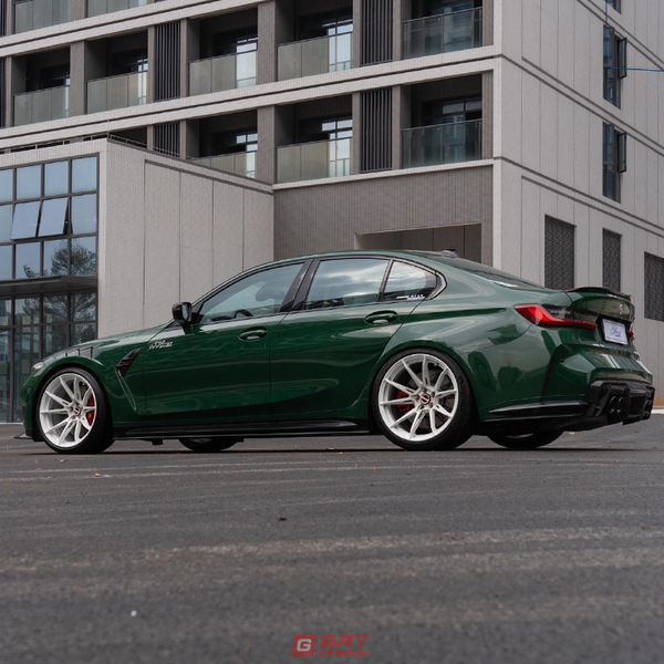 Dry Carbon Fiber R44 Style Side Skirt For BMW G80 G82 M3 M4 2021+ Car Part Side Skirt Set Body Kit