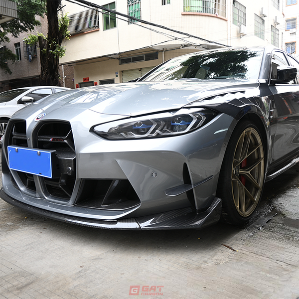 3 Pcs/Set Real Dry Carbon Fiber CSL Style For BMW G80 M3 G82 G83 M4 2021-IN