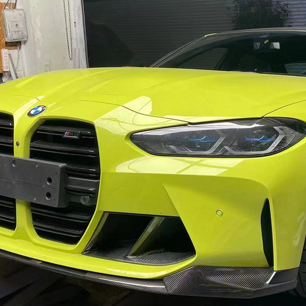 Front Bumper Vent Set For BMW G80 G82 G83 M3 M4 Dry Carbon Fiber