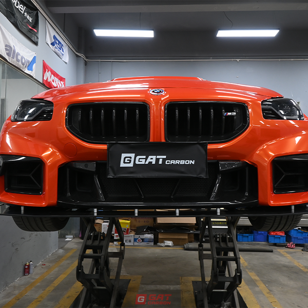 G87 M2 Front Lip Ap Style Real Dry Carbon Fiber For BMW G80 M3 G82 M4 2021+