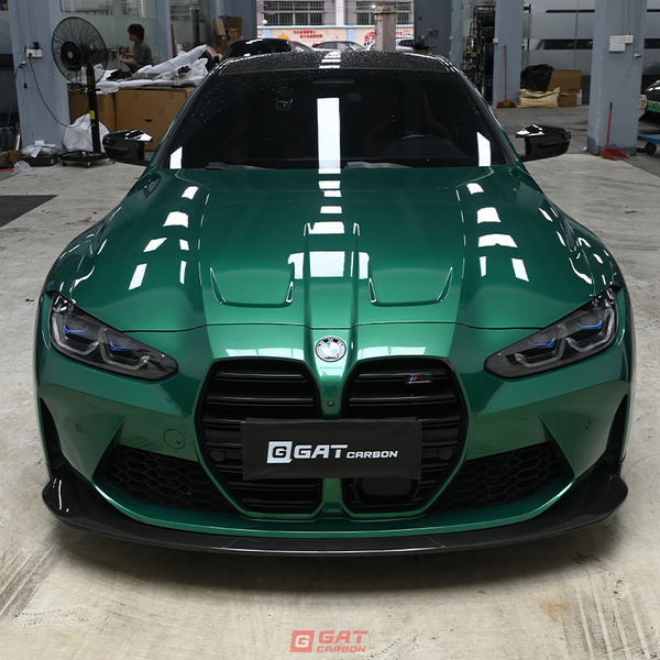 For BMW M3 M4 G80 G82 2021+ Dry Carbon Fiber RSC Style Front Lip