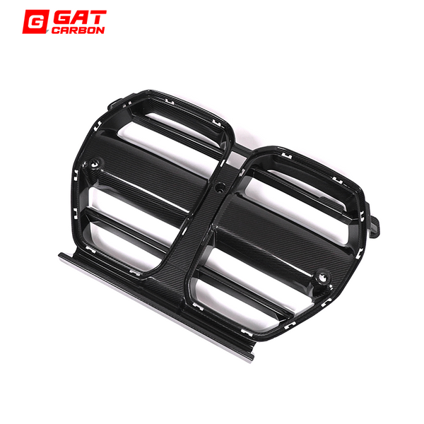 Dry Carbon Fiber Front Grille One-Piece ST StyleFor BMW M3 M4 G80 G82 G83 2021+