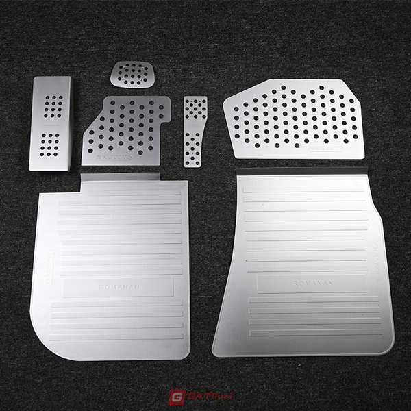 For BMW G80M3 G82M4 2021+ Magnesium Aluminum Alloy Car Need Drilling Non-slip Foot Pedals Rest Accelerator Tray Accessories