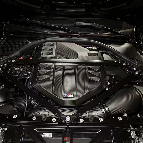 For BMW G87 M2 2023+ G80 M3 G82 M4 2021+ Dry Carbon Fiber Engine Cover