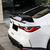 For BMW M2 M3 M4 G87 G80 G82 AT-R3 Style Rear Spoiler Dry Carbon Fiber Fixed Wing Spoiler Car Modification Decoration Spoiler