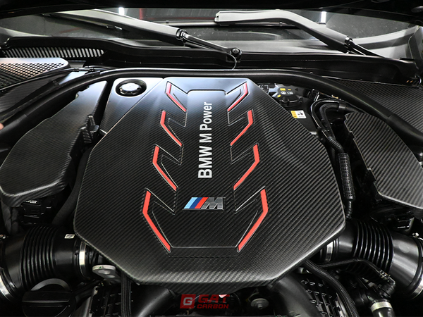 Dry Carbon Fiber ECU Battery Terminal Cover For BMW G90 M5