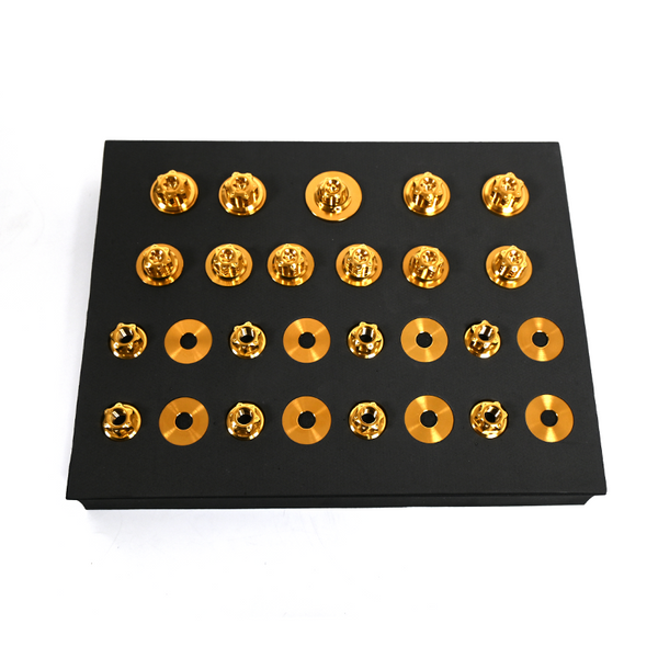 For BMW G80 M3 G82 M4 G87 M2 Engine Compartment Screws Titanium Alloy Screws 19pcs