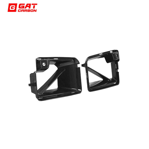 Front Bumper Air Vent Duct Set For BMW G87 M2 2023+ Dry Carbon Fiber CS Style