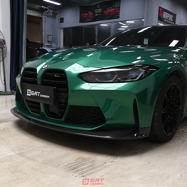 For BMW M3 M4 G80 G82 2021+ Dry Carbon Fiber RSC Style Front Lip