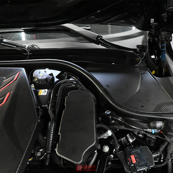 Dry Carbon Fiber ECU Battery Terminal Cover For BMW G90 M5