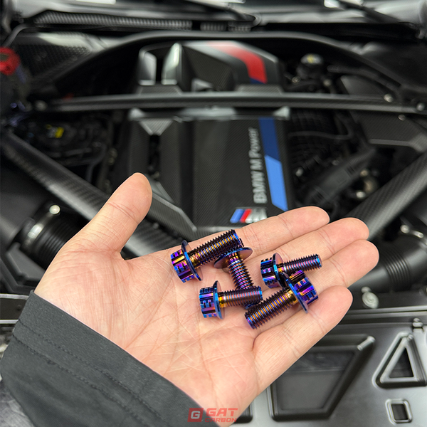 For BMW G80 M3 G82 M4 G87 M2 Engine Compartment Screws Titanium Alloy Screws 19pcs