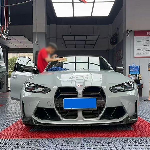 Dry Carbon Fiber Front Grille CLS Style For BMW M3 M4 G80 G82 G83 2021+