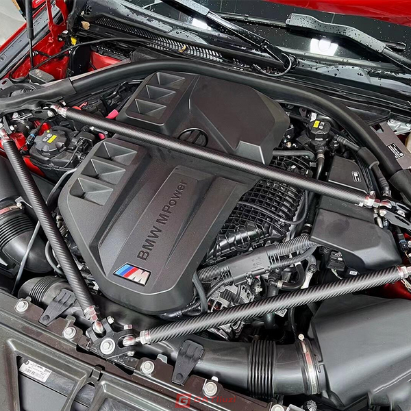 Dry Carbon Fiber Engine Strut Bar For BMW G80 M3 G82 G83 M4G87 M2