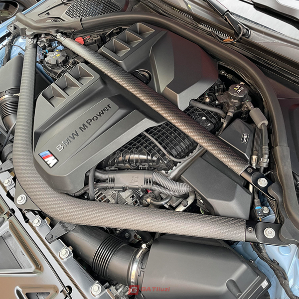 Dry Carbon Fiber Engine Strut Bar For BMW G80 G81 G82 G83 M3 M4 G87 M2