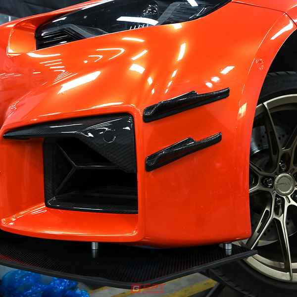 Dry Carbon Fiber Front Bumper Vent Set C-T Style For BMW M2 G87 2023+