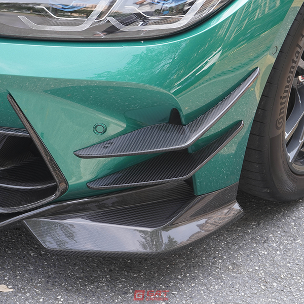 For BMW M3 G80 M4 G82 2021+ Canard Set CFA Style Dry Carbon Fiber