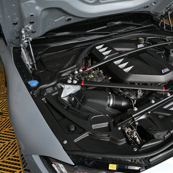 Dry Carbon Fiber Trim Cover For BMW M3 G80 M4 G82 G83 2021-2025Replacement Lamp Eyebrow Cover