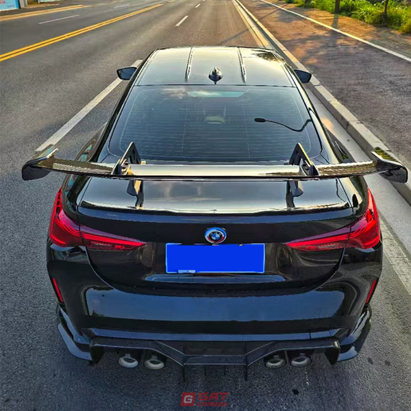 For BMW M2 M3 M4 G87 G80 G82 AT-R3 Style Rear Spoiler Dry Carbon Fiber Fixed Wing Spoiler Car Modification Decoration Spoiler