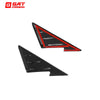 2PCS Car Mirror Caps Side Window Spoiler Triangle Cover Trim For BMW G87 M2 Dry Carbon Fiber Accessories