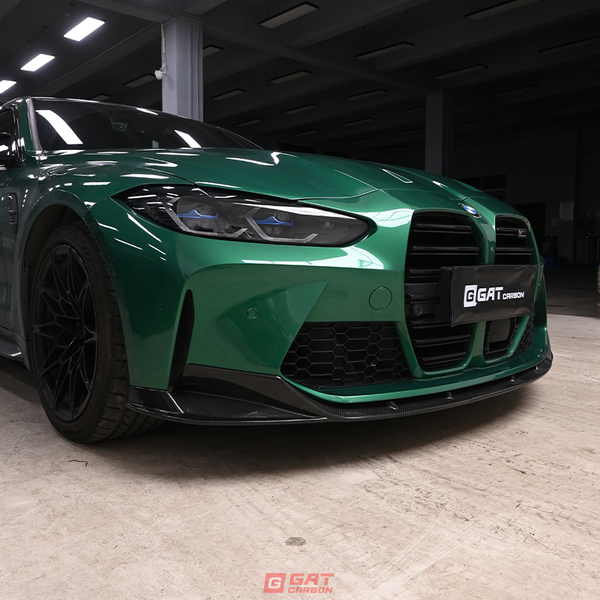 For BMW M3 M4 G80 G82 Dry Carbon Fiber CT Style Front Lip