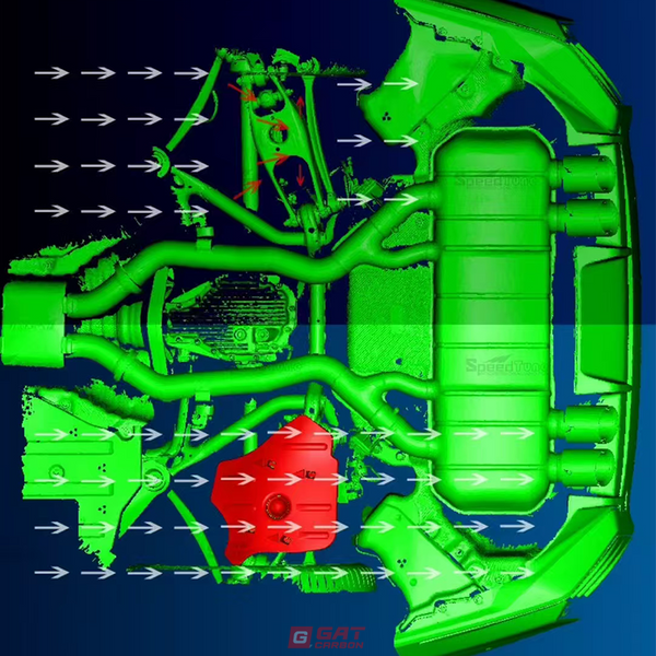 For BMW G80 M3 G82 M4 G87 M2 Rear Axle Spoiler