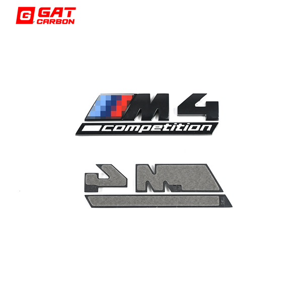 For BMW M3 G80 M4 G82 G83 2021+ Front Grille Side Vent Cover CompetitionEmblem Logo Stickers