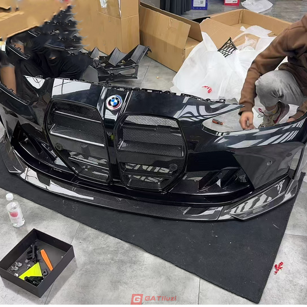 Dry Carbon Fiber Front Lip R44 II SP2 Style For BMW G80 M3 G82 G83 M4 2021-IN